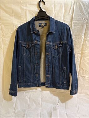 Lucky Brand Men’s Blue Denim Shirt Jacket